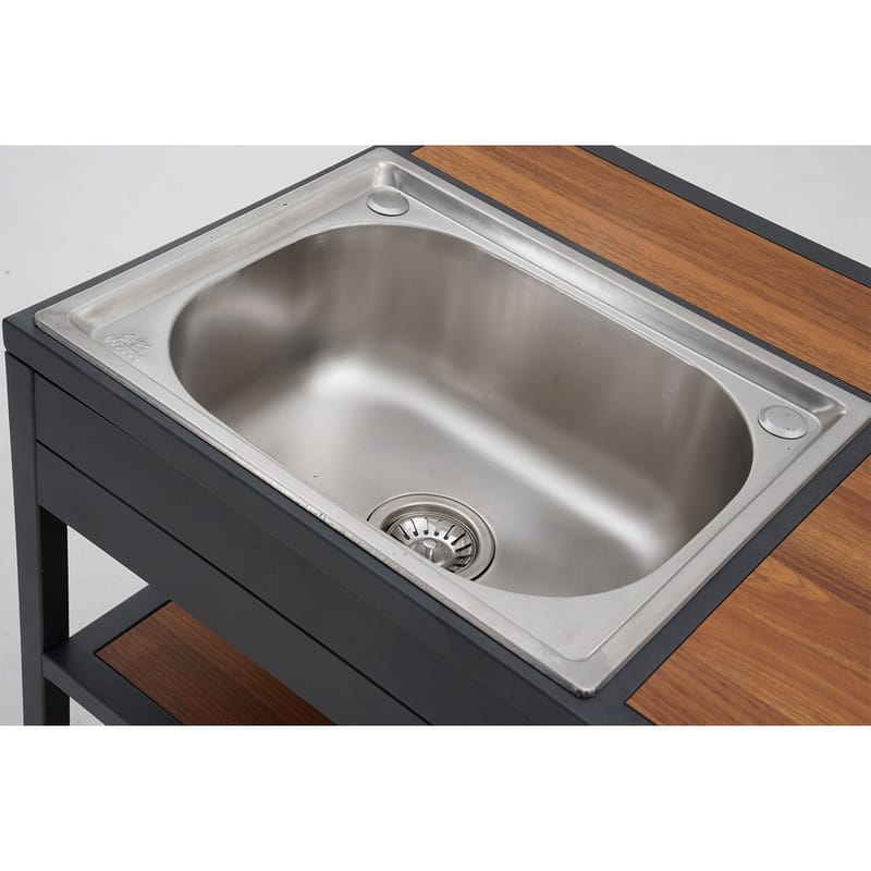 Outdoor Kitchen Module HOME4YOU - Grå - Have - Grill - Udekøkken - Komplette udekøkkener