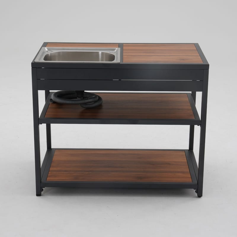 Outdoor Kitchen Module HOME4YOU - Grå - Have - Grill - Udekøkken - Komplette udekøkkener