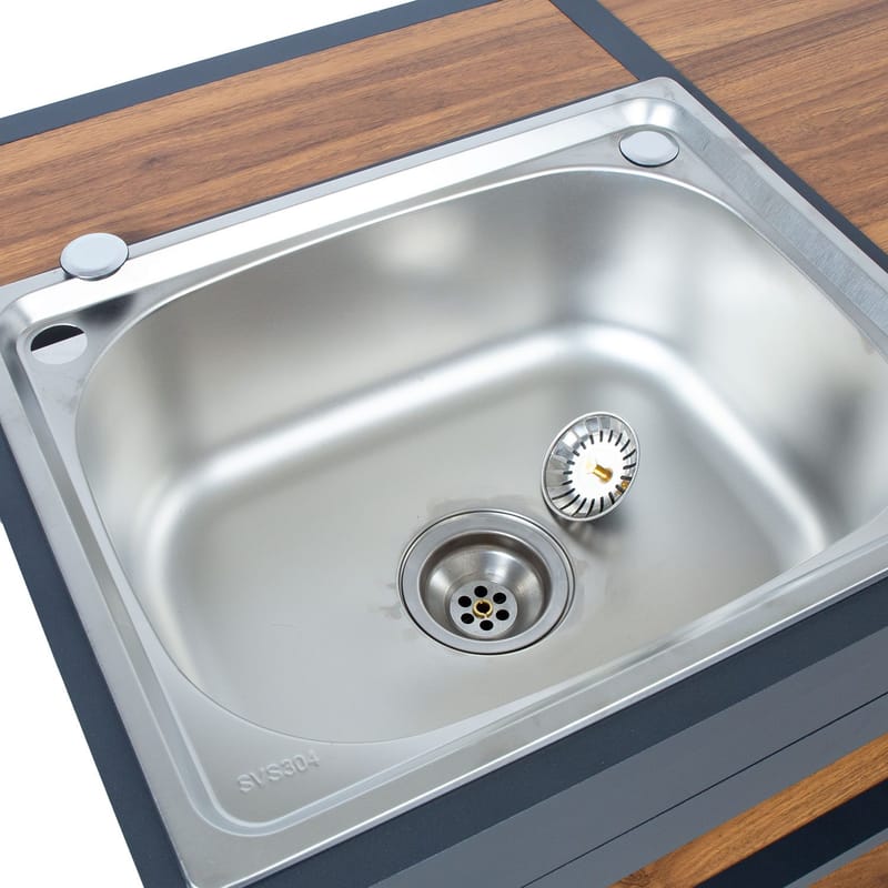 Outdoor Kitchen Module HOME4YOU - Grå - Have - Grill - Udekøkken - Komplette udekøkkener