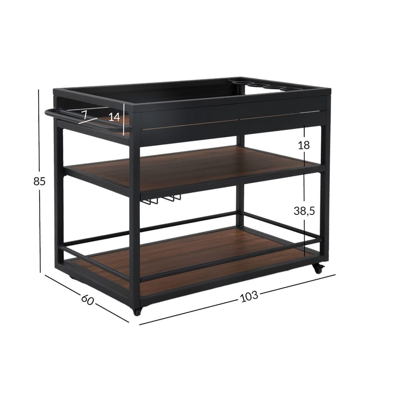 Outdoor Kitchen Module HOME4YOU - Mørkegrå - Have - Grill - Udekøkken - Komplette udekøkkener
