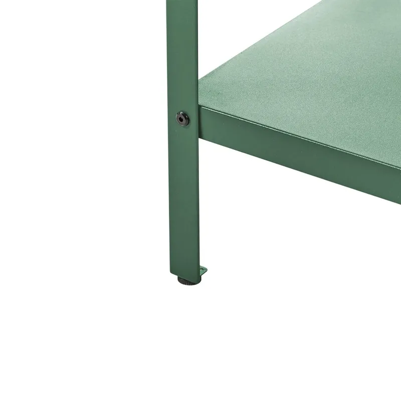 Stor køkkenø Vilama - Grøn, Sølv - Have - Grill - Udekøkken - Komplette udekøkkener