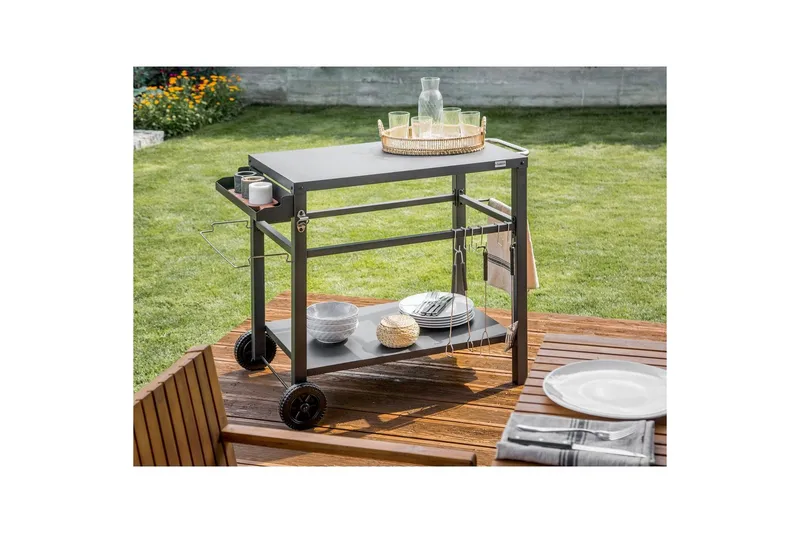 Trädgårdskök Beliani Staletti Black - Have - Grill - Udekøkken - Komplette udekøkkener