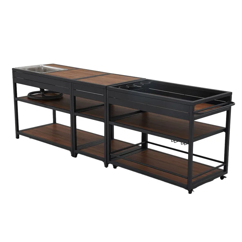 Udekøkken HOME4YOU Boden, Grå