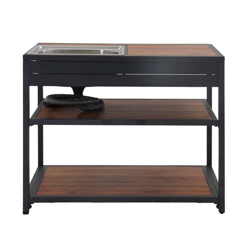 Udekøkken HOME4YOU Boden - Grå - Have - Grill - Udekøkken - Komplette udekøkkener