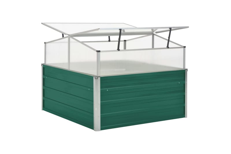drivhus 100 x 100 x 77 cm galvaniseret st�ål grøn - Grøn - Have - Havearbejde & dyrkning - Drivhuse
