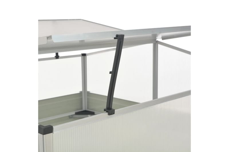 Drivhus 100 X 100 X 85 Cm Galvaniseret Stål Brun - gennemsigtig - Have - Havearbejde & dyrkning - Drivhuse
