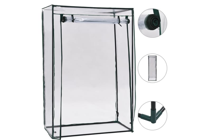 Drivhus 102 X 52 X 150 Cm - Gennemsigtig - Have - Havearbejde & dyrkning - Drivhuse