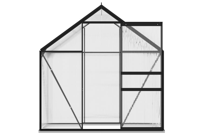 Drivhus 2,47 mâ² aluminium antracitgrå - Antracit - Have - Havearbejde & dyrkning - Drivhuse