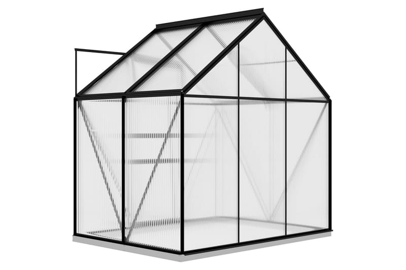 Drivhus 2,47 mâ² aluminium antracitgrå - Antracit - Have - Havearbejde & dyrkning - Drivhuse