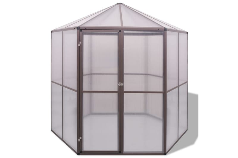 Drivhus 240x211x232 cm Aluminium - Have - Havearbejde & dyrkning - Drivhuse