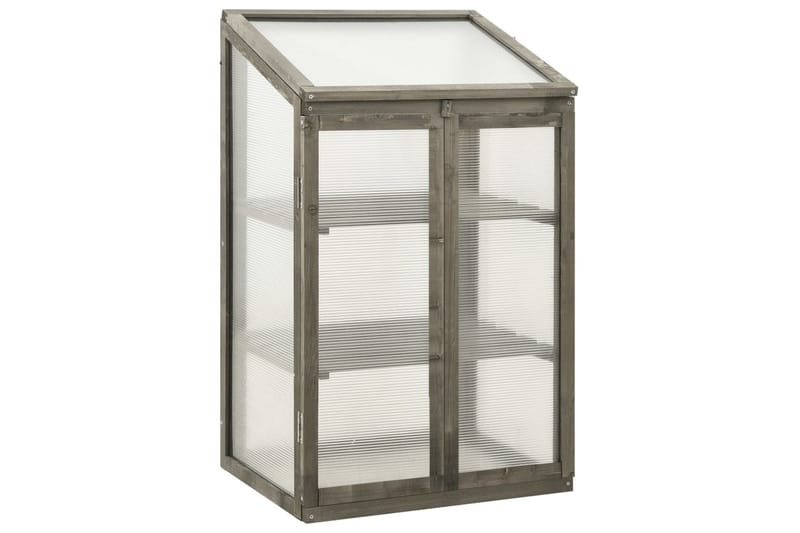 Drivhus 60x45x100 cm fyrretræ - Have - Havearbejde & dyrkning - Drivhuse