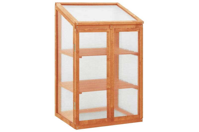 Drivhus 60x45x100 cm fyrretræ - Have - Havearbejde & dyrkning - Drivhuse
