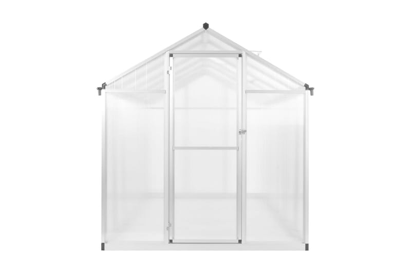 Drivhus Aluminium 11,19 M³ 302 X 190 X 195 Cm - gennemsigtig - Have - Havearbejde & dyrkning - Drivhuse