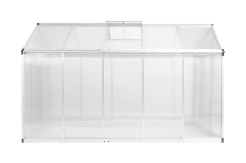 Drivhus Aluminium 11,19 M³ 302 X 190 X 195 Cm - gennemsigtig - Have - Havearbejde & dyrkning - Drivhuse