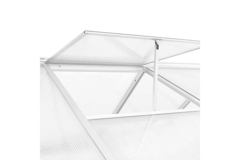 Drivhus Aluminium 11,19 M³ 302 X 190 X 195 Cm - gennemsigtig - Have - Havearbejde & dyrkning - Drivhuse