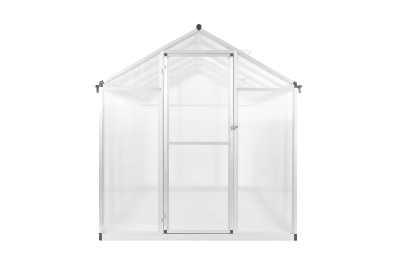 Drivhus Aluminium 13,41 M³ 362 X 190 X 195 Cm - gennemsigtig - Have - Havearbejde & dyrkning - Drivhuse
