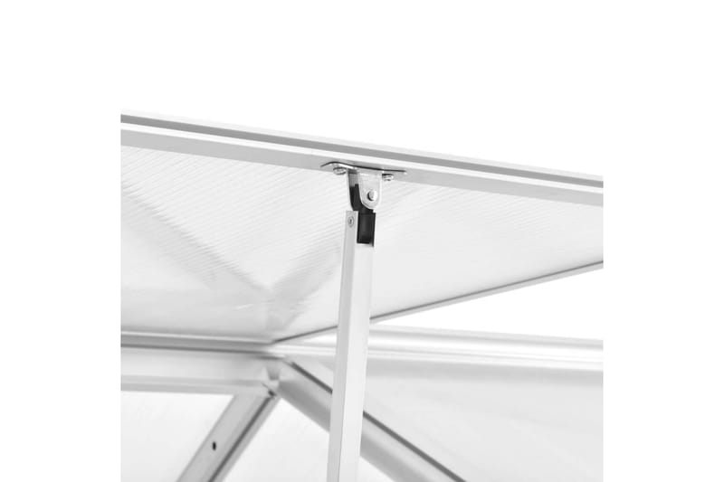 Drivhus Aluminium 13,41 M³ 362 X 190 X 195 Cm - gennemsigtig - Have - Havearbejde & dyrkning - Drivhuse