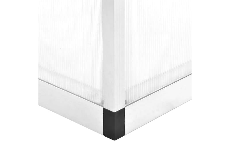 Drivhus Aluminium 13,41 M³ 362 X 190 X 195 Cm - gennemsigtig - Have - Havearbejde & dyrkning - Drivhuse