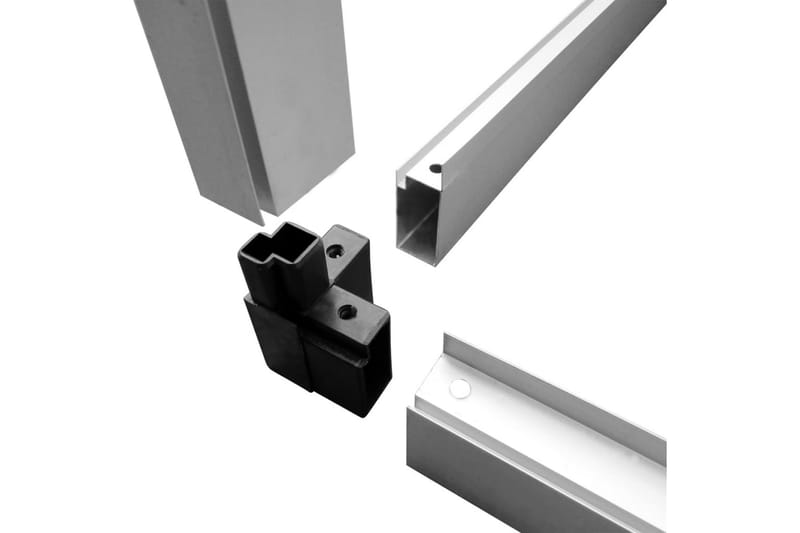 Drivhus Aluminium 13,41 M³ 362 X 190 X 195 Cm - gennemsigtig - Have - Havearbejde & dyrkning - Drivhuse