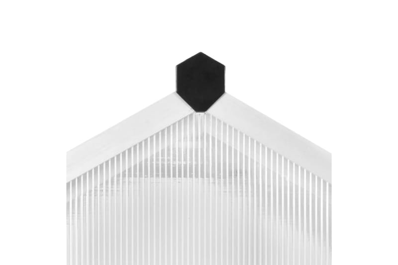 Drivhus Aluminium 15,6 M³ 421 X 190 X 195 Cm - gennemsigtig - Drivhuse - Fritstående drivhus