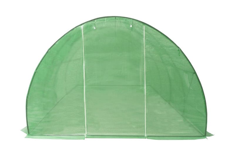 Drivhus Med Stålfundament 18 M² 600 X 300 X 200 Cm - Grøn - Have - Havearbejde & dyrkning - Drivhuse