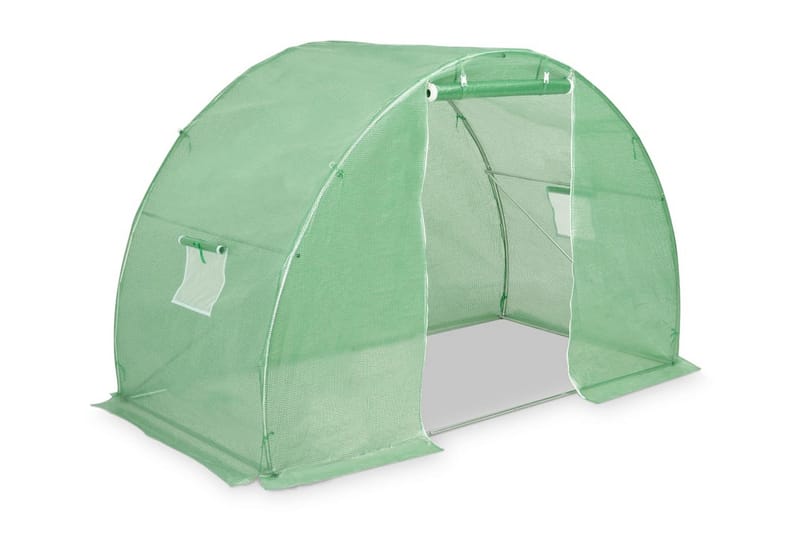 Drivhus Med St�ålfundament 4,5 M² 300 X 150 X 200 Cm - Grøn - Have - Havearbejde & dyrkning - Drivhuse