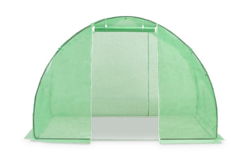 Drivhus Med Stålfundament 4,5 M² 300 X 150 X 200 Cm - Grøn - Have - Havearbejde & dyrkning - Drivhuse