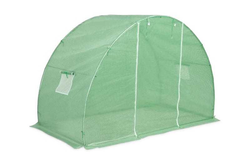 Drivhus Med Stålfundament 4,5 M² 300 X 150 X 200 Cm - Grøn - Have - Havearbejde & dyrkning - Drivhuse