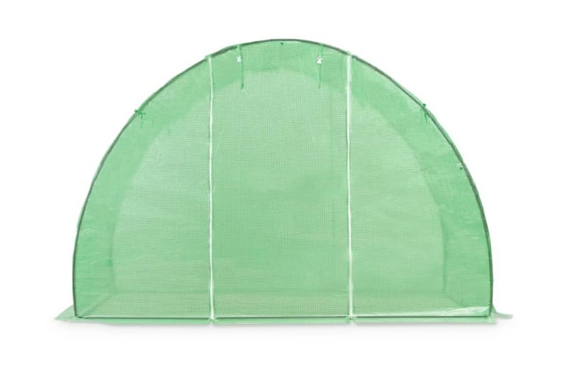 Drivhus Med Stålfundament 4,5 M² 300 X 150 X 200 Cm - Grøn - Have - Havearbejde & dyrkning - Drivhuse