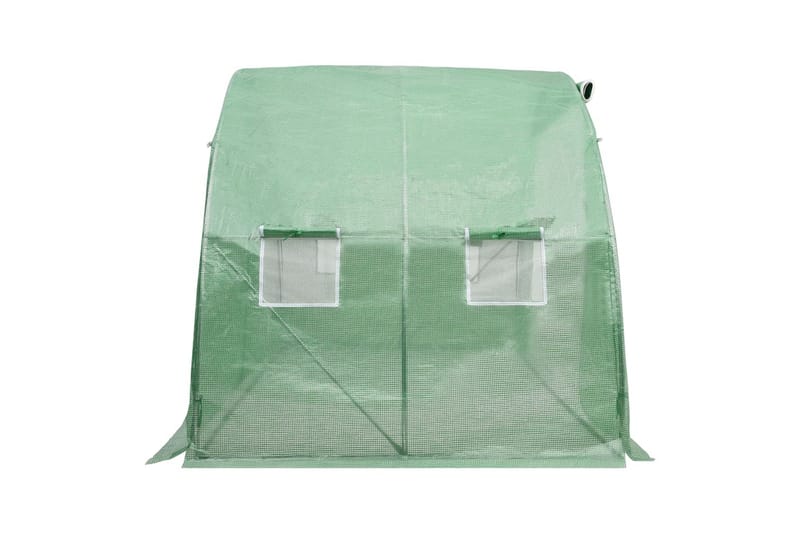 Drivhus med Stålfundament 8 m² 2x4x2 M - Grøn - Have - Havearbejde & dyrkning - Drivhuse