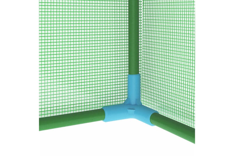 Drivhus med Stålstel 0,5 m² 1x0,5x1,9 M - Grøn - Have - Havearbejde & dyrkning - Drivhuse