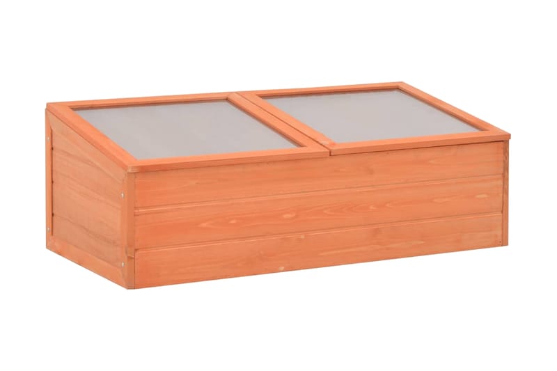 Drivhus Træ 100 X 50 X 34 Cm - Brun - Have - Havearbejde & dyrkning - Drivhuse