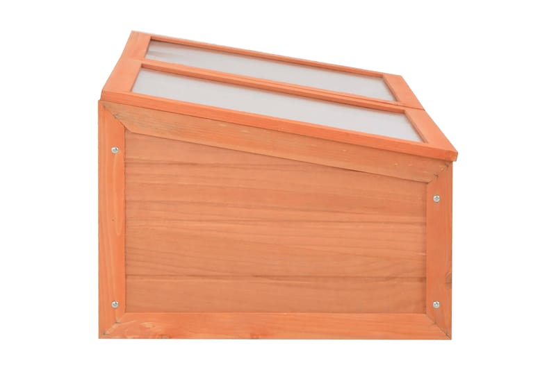 Drivhus Træ 100 X 50 X 34 Cm - Brun - Have - Havearbejde & dyrkning - Drivhuse