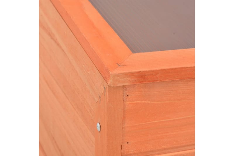 Drivhus Træ 100 X 50 X 34 Cm - Brun - Have - Havearbejde & dyrkning - Drivhuse