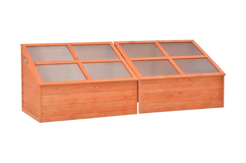 Drivhus Træ 180 X 57 X 62 Cm - Brun - Have - Havearbejde & dyrkning - Drivhuse