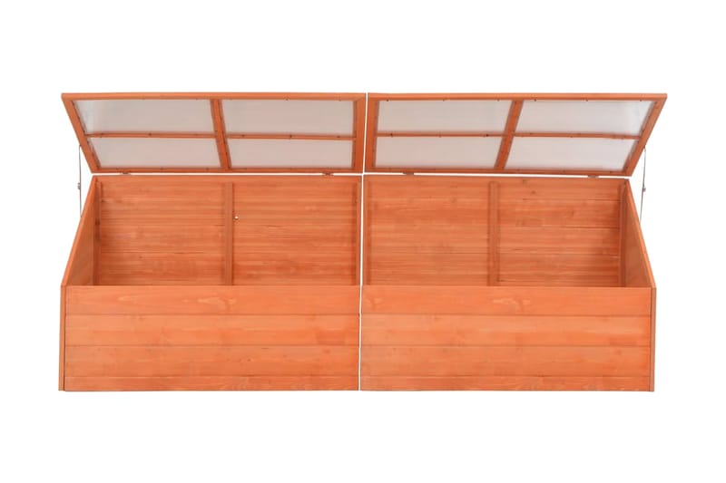 Drivhus Træ 180 X 57 X 62 Cm - Brun - Have - Havearbejde & dyrkning - Drivhuse