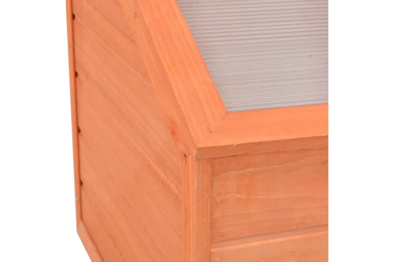 Drivhus Træ 180 X 57 X 62 Cm - Brun - Have - Havearbejde & dyrkning - Drivhuse