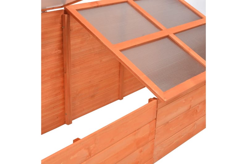 Drivhus Træ 180 X 57 X 62 Cm - Brun - Have - Havearbejde & dyrkning - Drivhuse