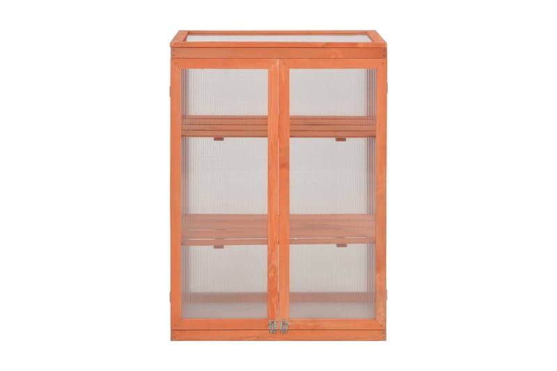 Drivhus Træ 75 X 47 X 109 Cm - Brun - Have - Havearbejde & dyrkning - Drivhuse