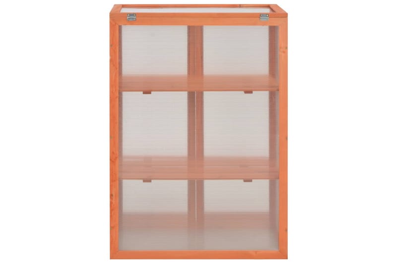 Drivhus Træ 75 X 47 X 109 Cm - Brun - Have - Havearbejde & dyrkning - Drivhuse