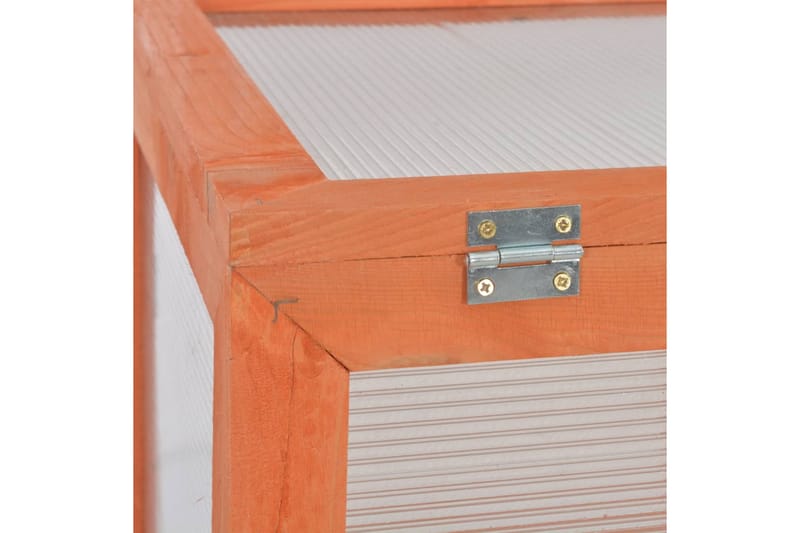 Drivhus Træ 75 X 47 X 109 Cm - Brun - Have - Havearbejde & dyrkning - Drivhuse