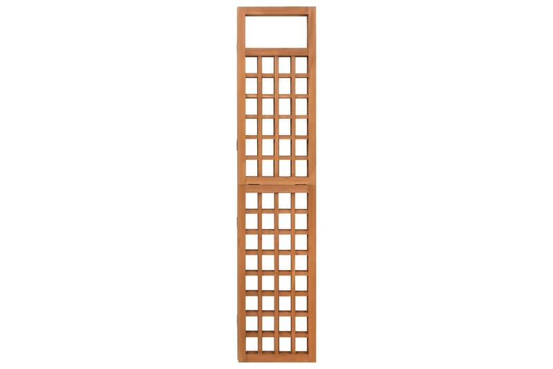 3-panels rumdeler/espalier 121x180,5 cm massivt grantræ - Brun - Drivhustilbehør - Espailer