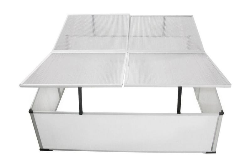 Drivbænk 4 Låg 108 X 110 X 41 Cm - gennemsigtig - Have - Havearbejde & dyrkning - Drivhuse - Drivhustilbehør