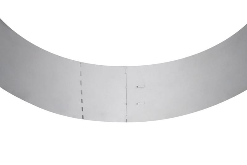 Fleksibel Bedkant 15 Stk. Galvaniseret Stål 100 X 15 Cm - Sølv - Have - Havearbejde & dyrkning - Drivhuse - Drivhustilbehør