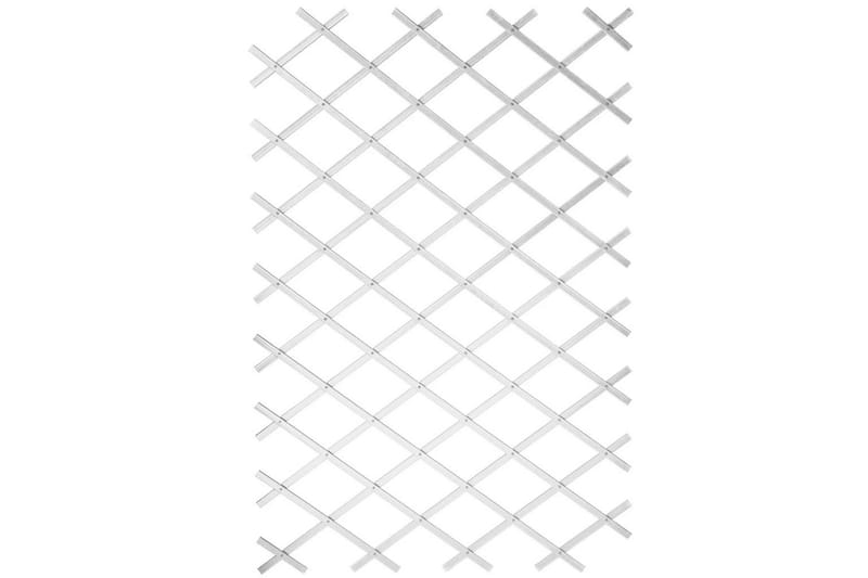 Nature haveespalier 100x200 cm PVC hvid 6040703 - Hvid - Have - Havearbejde & dyrkning - Drivhuse - Drivhustilbehør