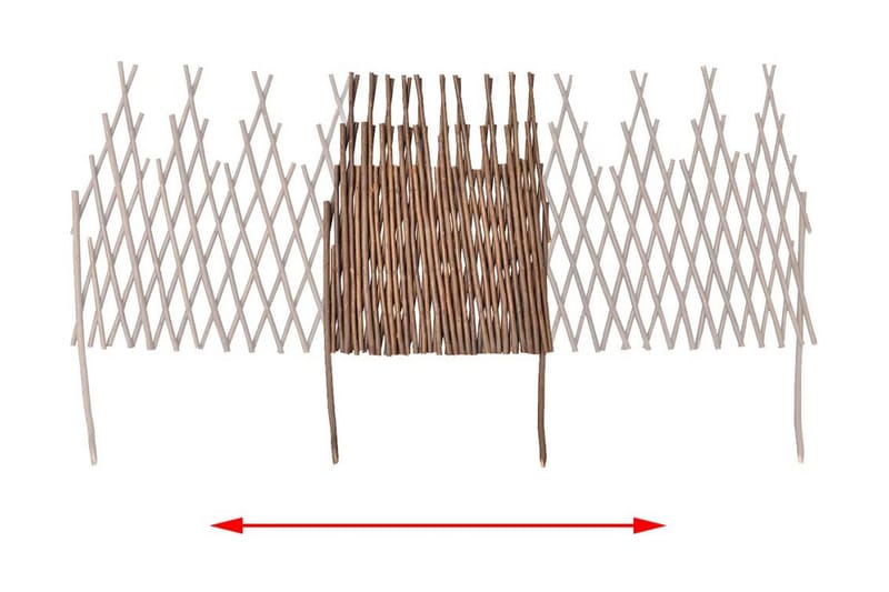 pilehegn med espalier 5 stk. - Brun - Drivhustilbehør - Espailer