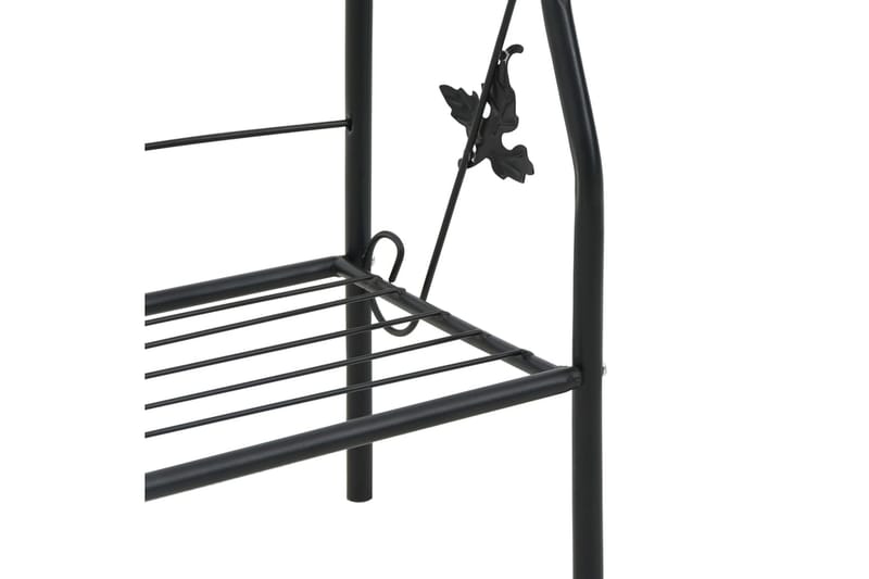 Plantestativ Med 3 Hylder 52X28X128 cm Jern Sort - Have - Havearbejde & dyrkning - Drivhuse - Drivhustilbehør