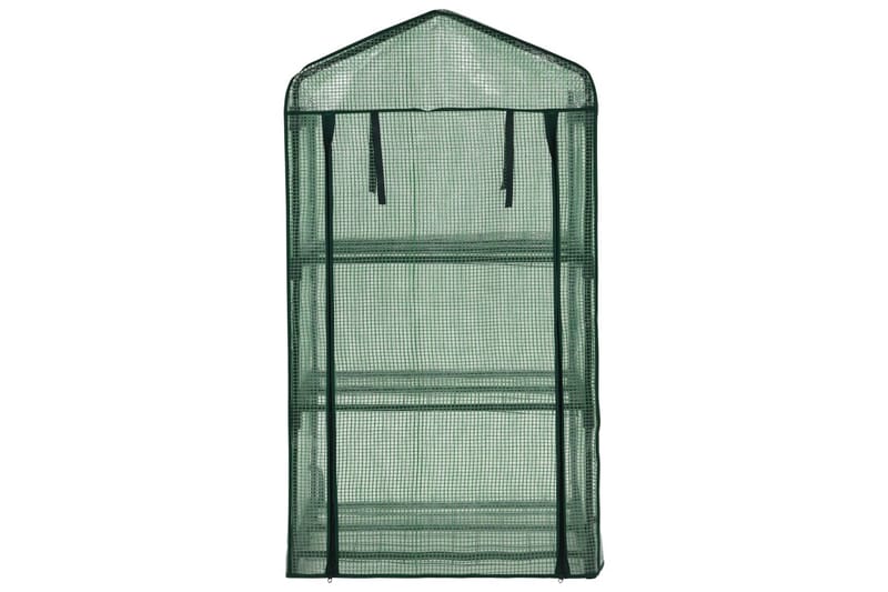 Minidrivhus I 3 Niveauer 69 X 49 X 125 Cm - Grøn - Have - Havearbejde & dyrkning - Drivhuse