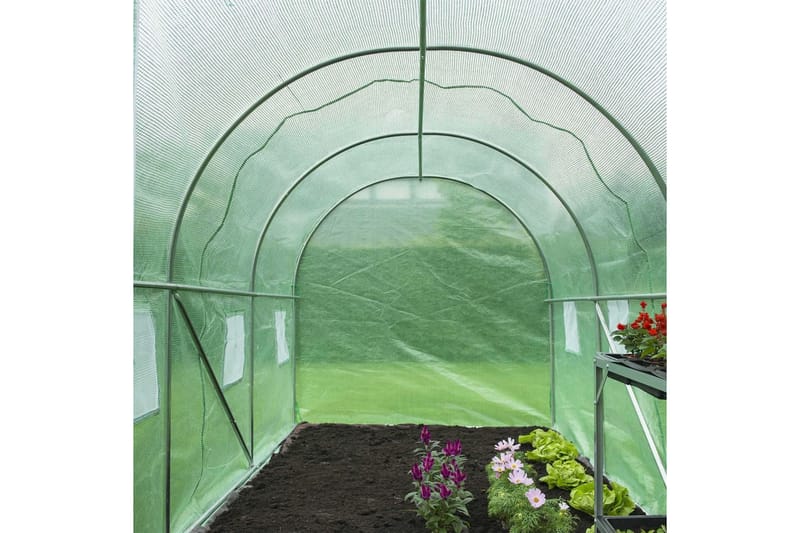 Nature drivhus 3,5 x 2 x 2 m grøn - Grøn - Have - Havearbejde & dyrkning - Drivhuse
