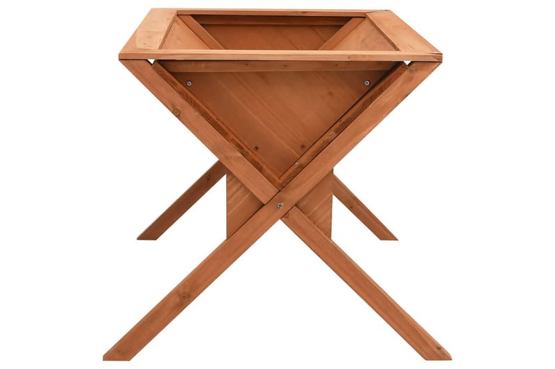 Plantekasse 90x55x56 cm fyrretræ - Brun - Have - Havearbejde & dyrkning - Drivhuse - Plantebord